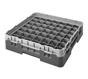 GLASS RACK 49 COMPARTMENT WITH 1 EXTENDER  (5EA/CS)